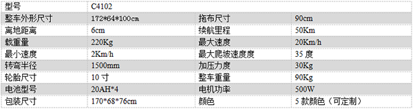 电动安宁尘推车C4102